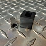 Custom uuD Die Set, 0.312" Dia by 0.279" over flats Double "D".    Recommended maximum 16 gauge mild steel /14 gauge aluminum