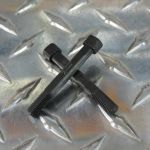 uuD Pull Bolt 1/4-28 SHCS customized with flat