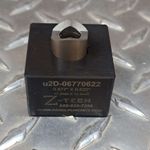 Custom u2D die set.  0.677" by 0.622" over flats double D 