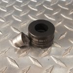 Custom Round Die Heavy Duty S series
0.817" Diameter
O1- Cup,  S-7 Punch 
Rated to 12 gauge stainless Steel
