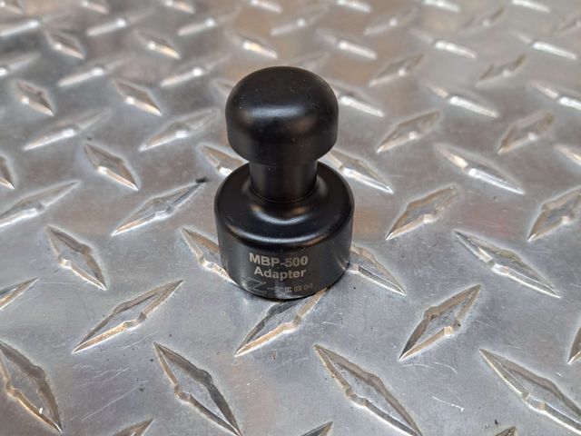 MBP-500 Milwaukee Ball Pull Adapter for using the uDM500-Puller Stud and 1/2-20 Flange Nut with the Milwaukee Force Logic Knockout Tool