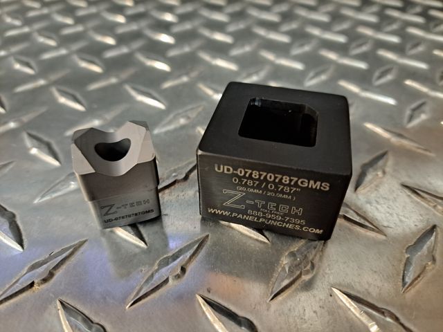 Custom Micro Dandy Die Set  - Single Stud Pull   .787 x .787 *Custom Profile per General Motors 