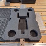 Milwaukee 48-22-8425 PackOut Tool Case with Custom CNC cutout(s) for BV-200-6 and 2ea CYL-200-Series Cylinders